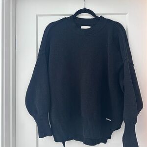 Abercrombie & Fitch Black Crewneck Sweater